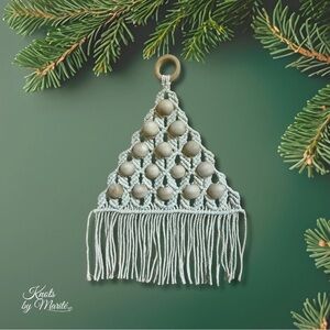 BOHO MACRAME  CHRISTMAS TREE– HANDMADE WALL HANGING DECOR
